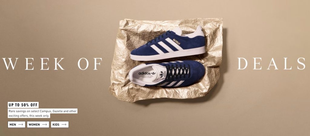 A pair of blue and white sneakers