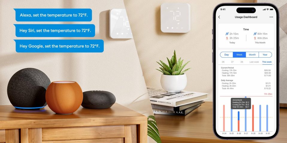 A smart device on a table