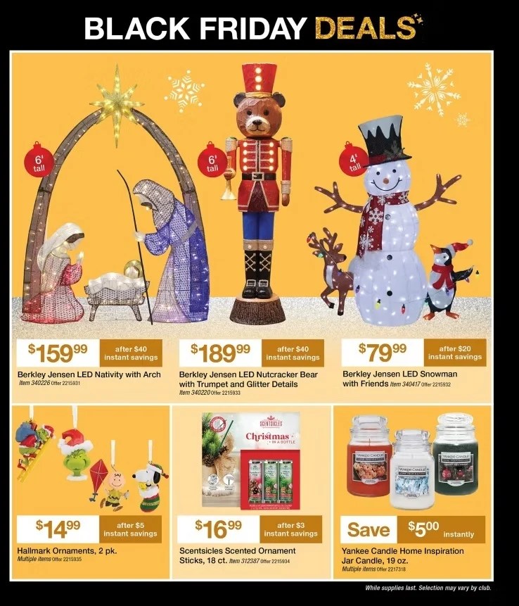 A advertisement for a store