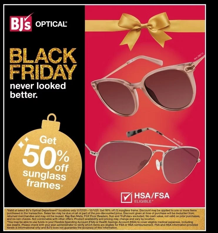 A advertisement for a black friday sale