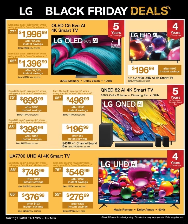 A advertisement for a tv