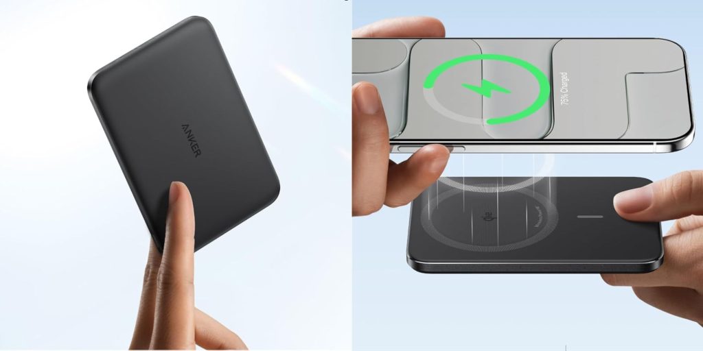 Image showing renders of Anker's Nano MagSafe power bank.