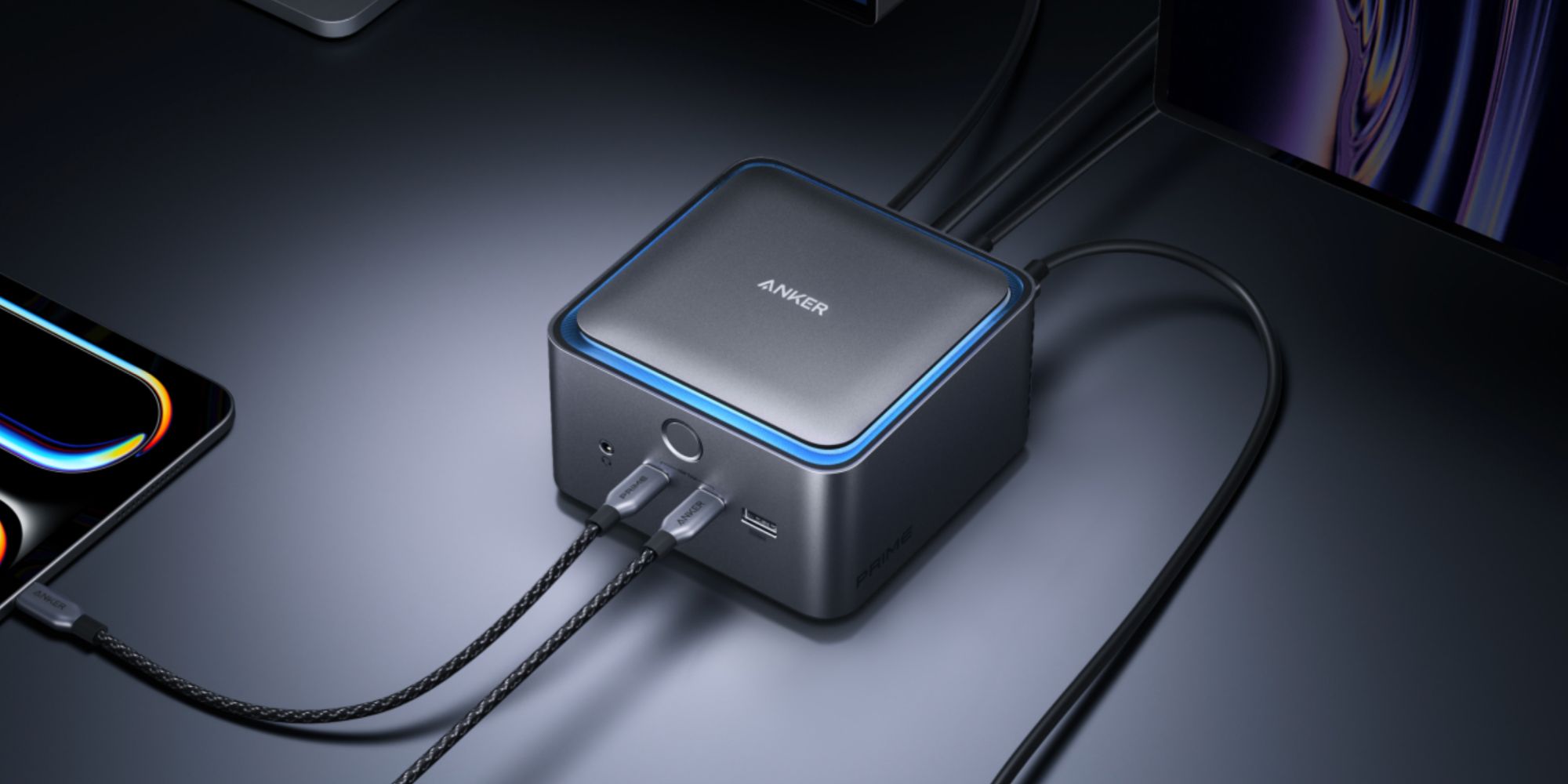 Anker's 14-port Thunderbolt 5 Dock looks like Mac mini with a ring