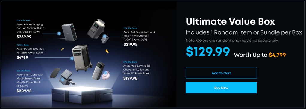 A advertisement for a device