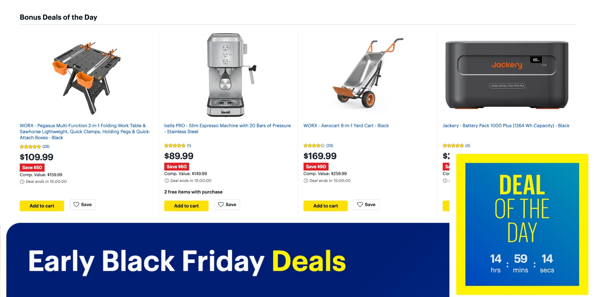 Best Buy Black Friday Deals of the Day: Up to $234 off Jackery