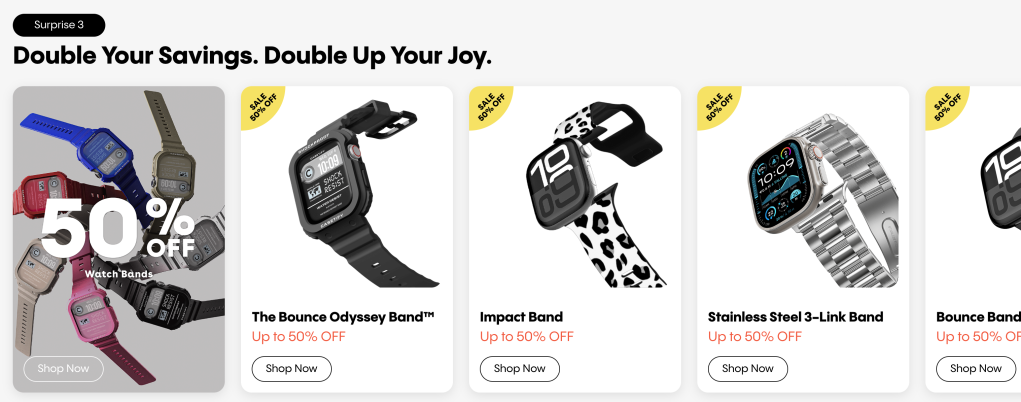 A screenshot of a smart watch