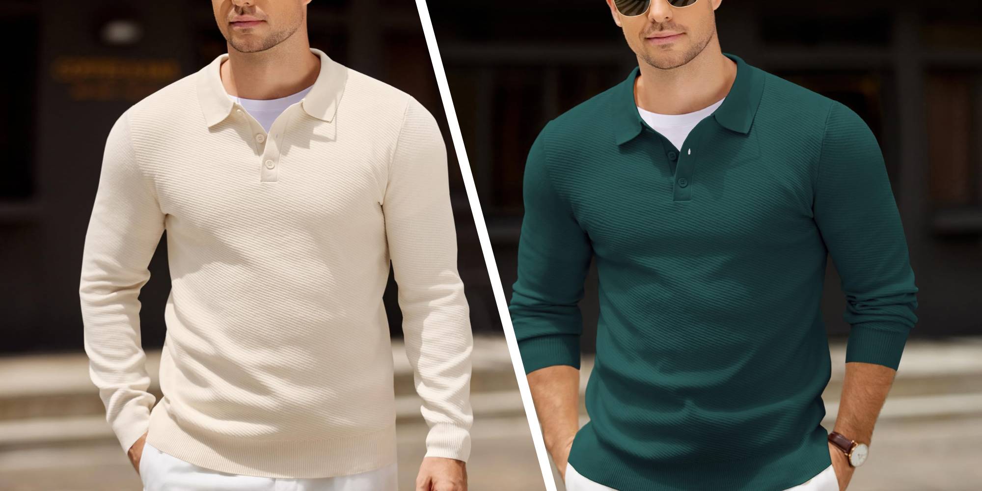 Stock up while these knit polo-style sweaters are down to $18 each