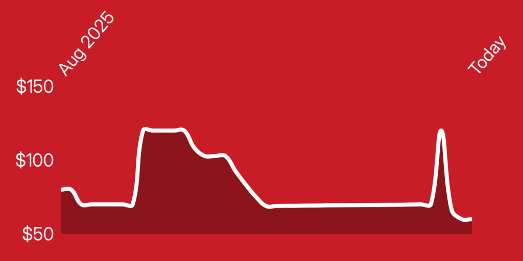 A line drawing of a mountain