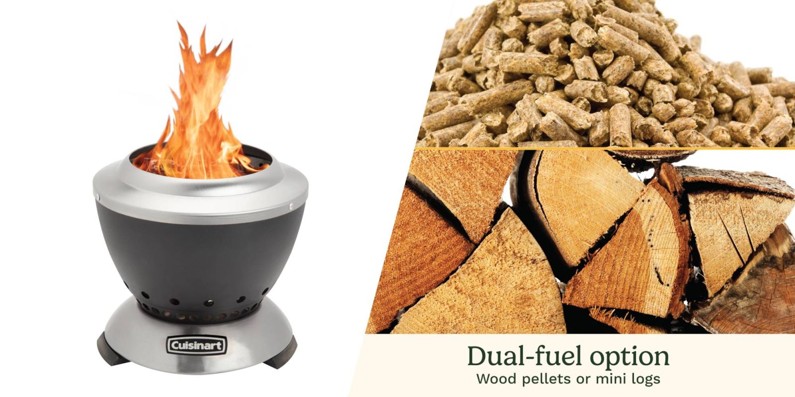 A fire burning in a fire pit