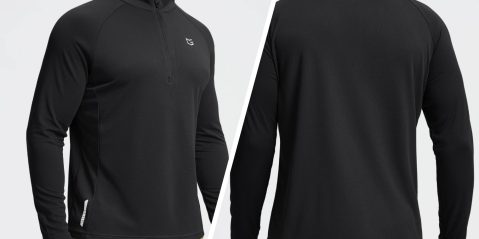 A man wearing a black shirt