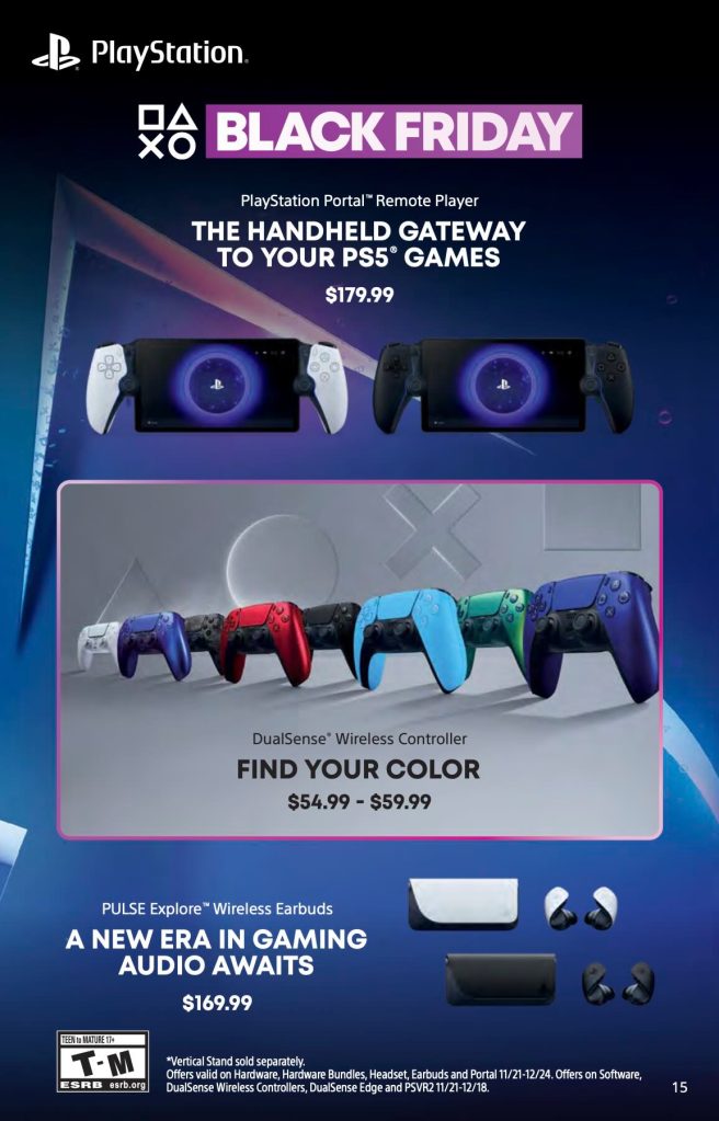 GameStop 2025 Black Friday ad