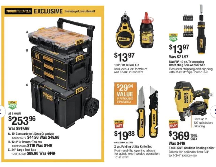 A black and yellow tool cart with black text