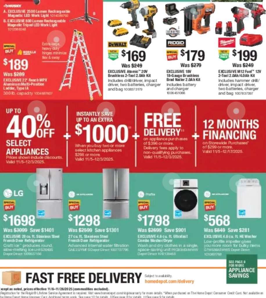 A advertisement for a home appliance