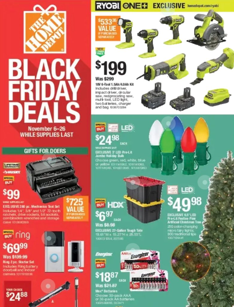 A black friday sale flyer