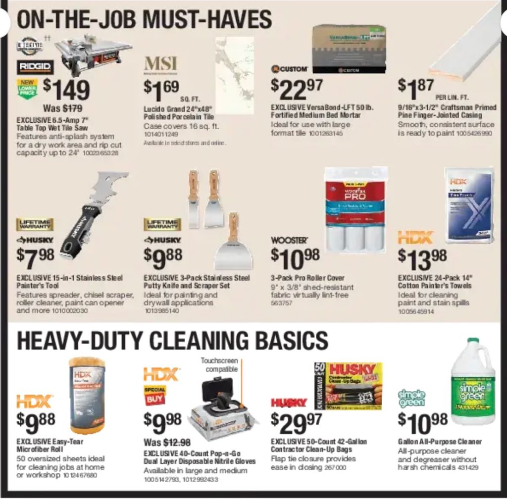 A advertisement for a building company