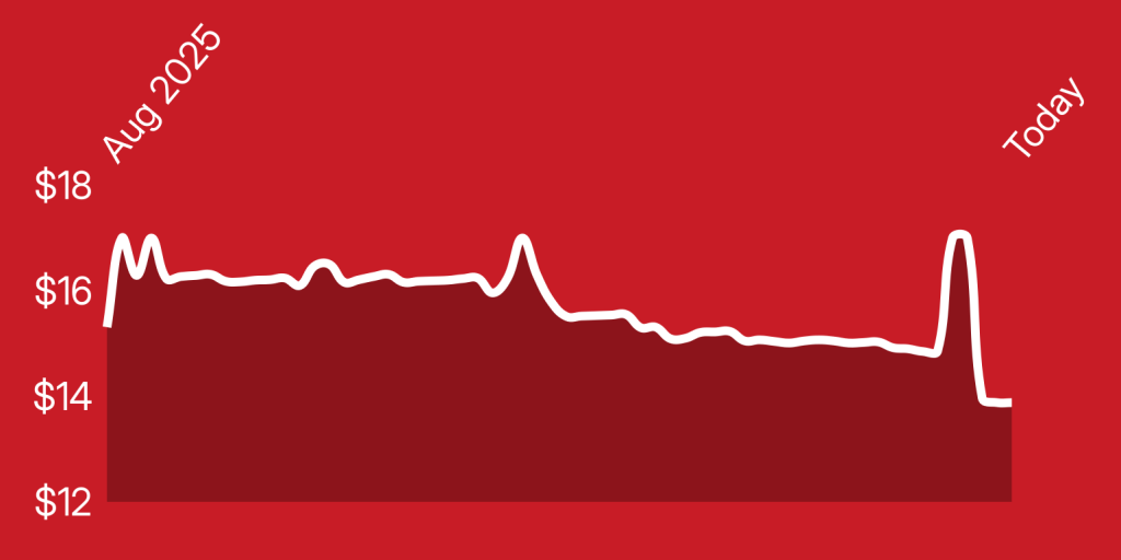 A line of a heartbeat