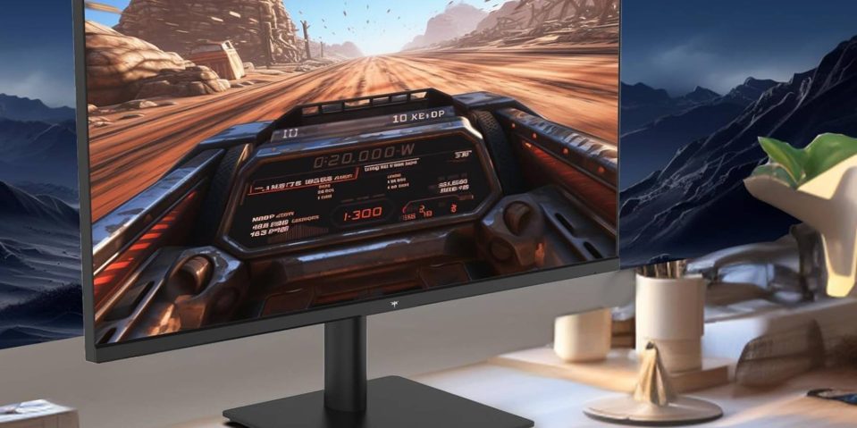 A computer screen with a video game on it