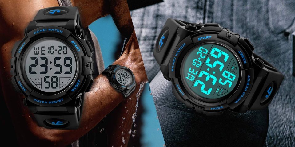 A close up of a watch