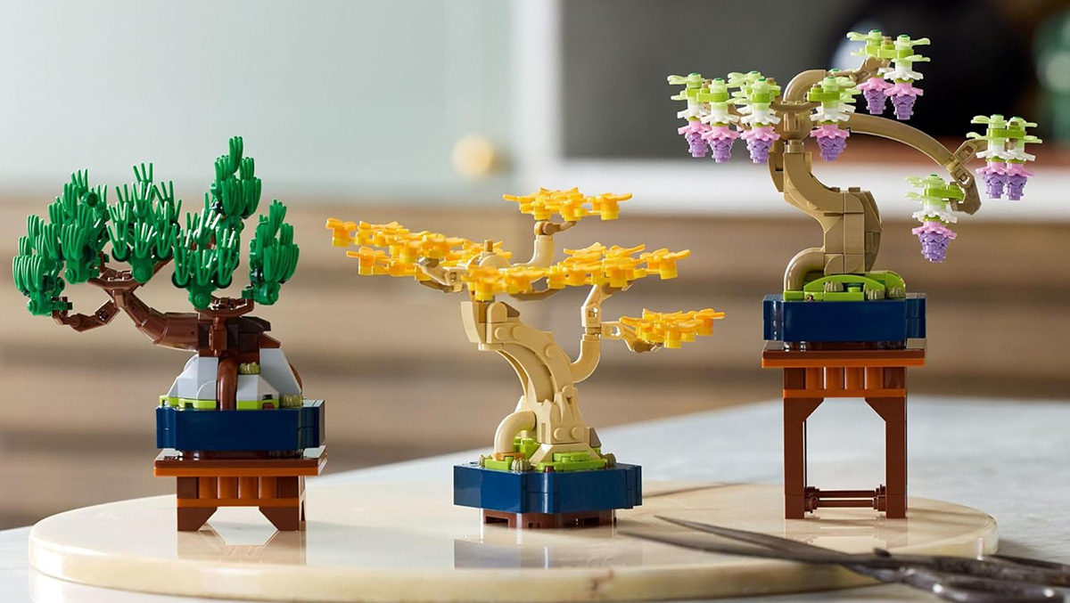 Bring a state of Zen to your space with LEGO's Mini Bonsai Trees