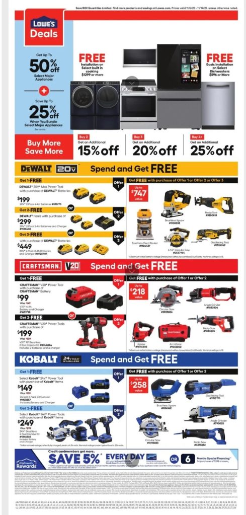 A advertisement for a power tools