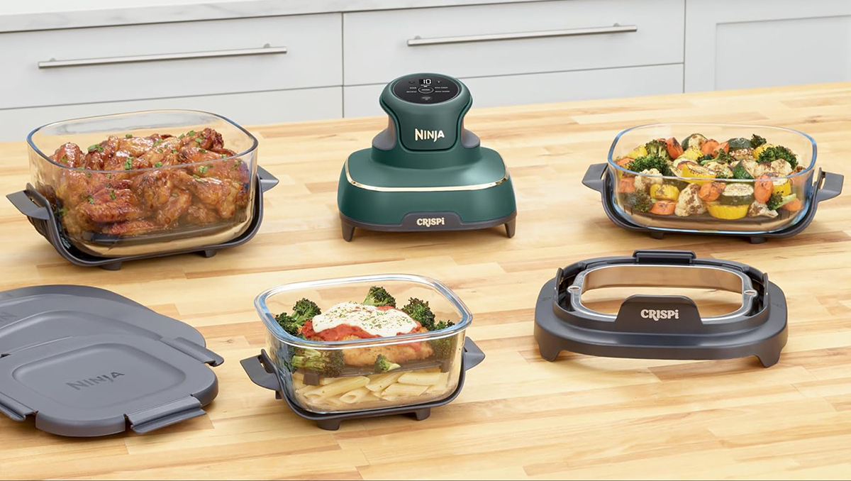 Ninja's Crispi 5-in-1 portable air fryer comes with various