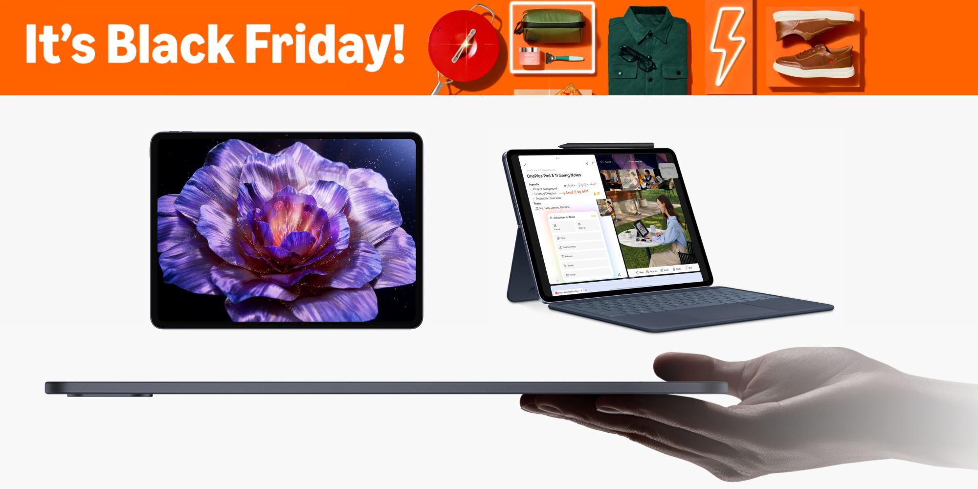 Latest OnePlus Pad 3 with Snapdragon 8 Elite, 144Hz 3.4K display