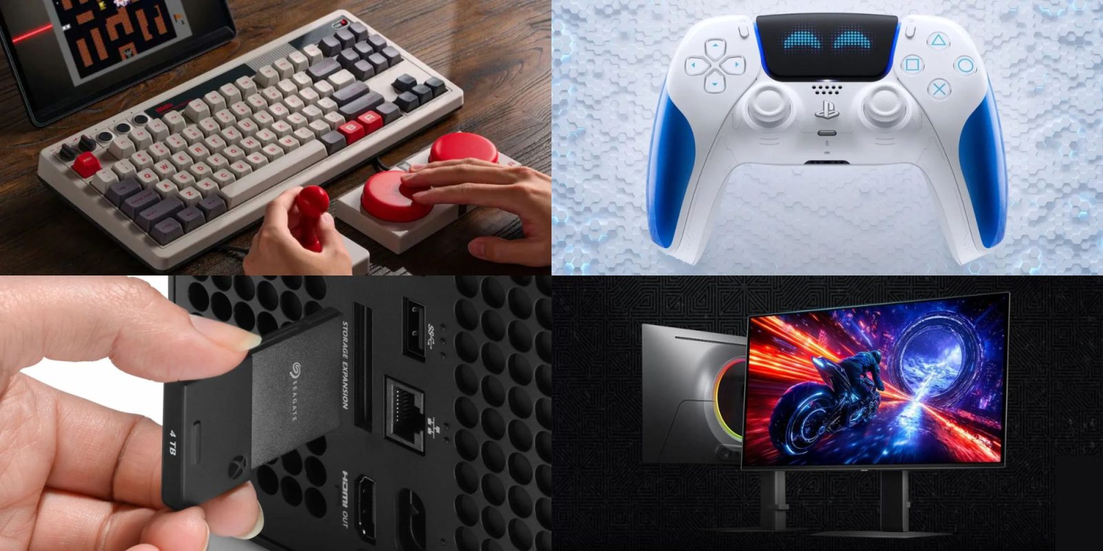 A collage of different electronic devices