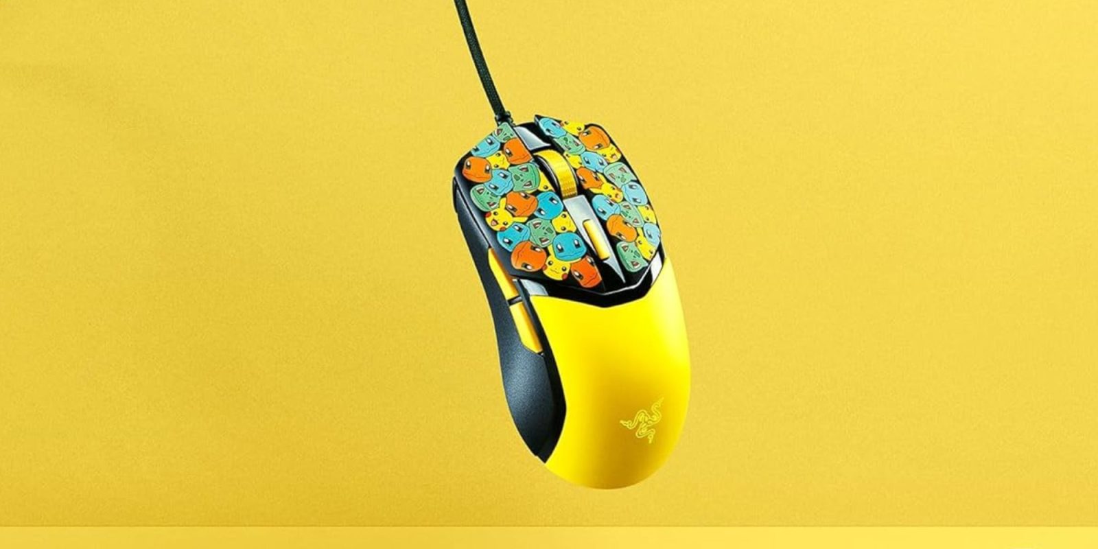 Image showing a render of Razer's Pokemon Edition Cobra gaming mouse.