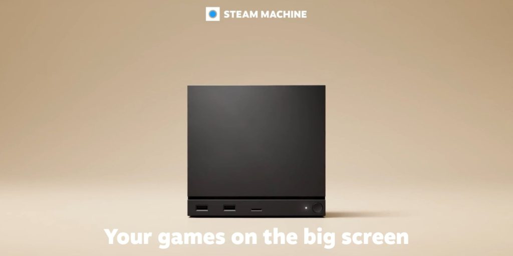 A black square device with two ports