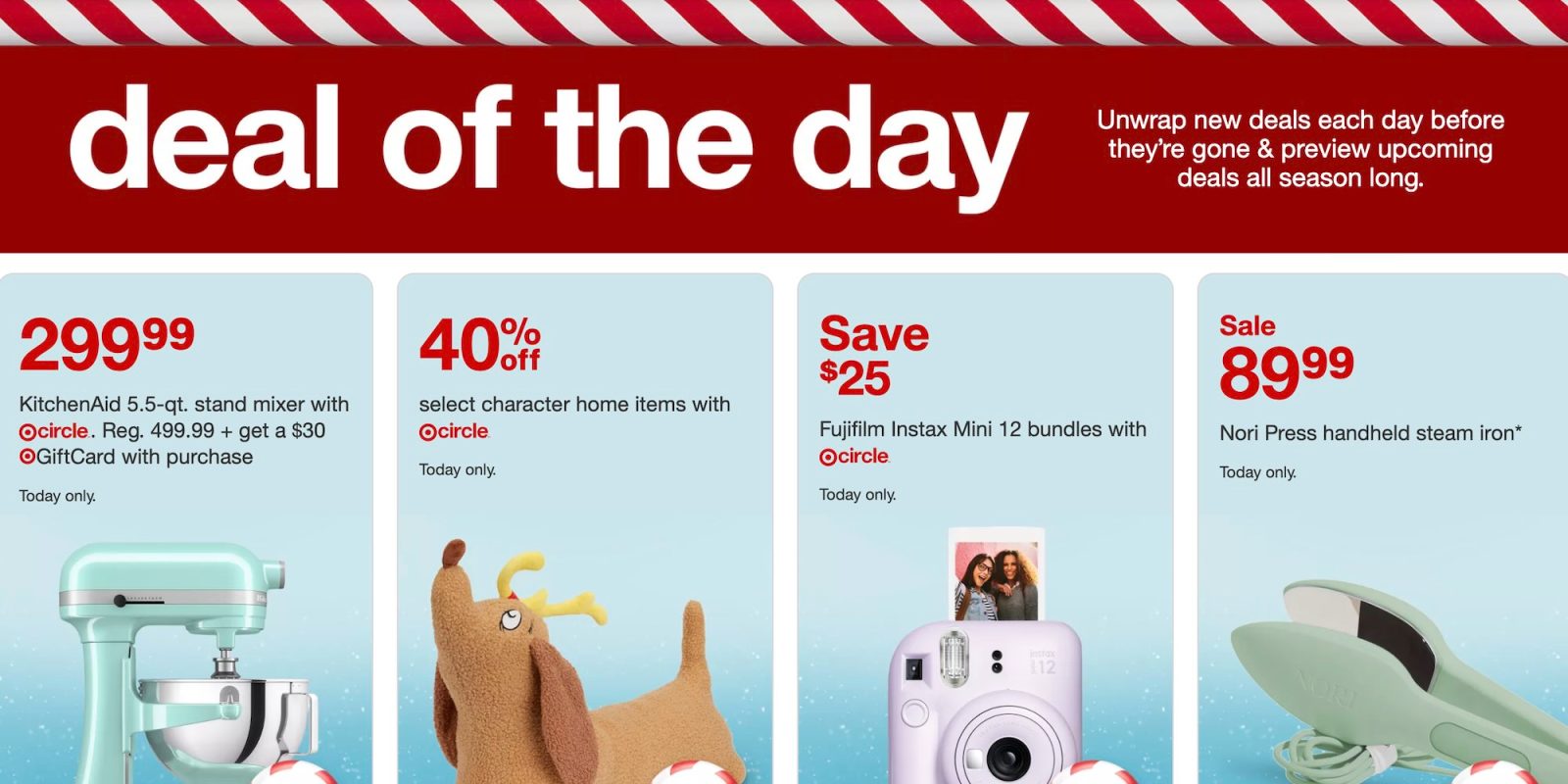 A advertisement for a toy store