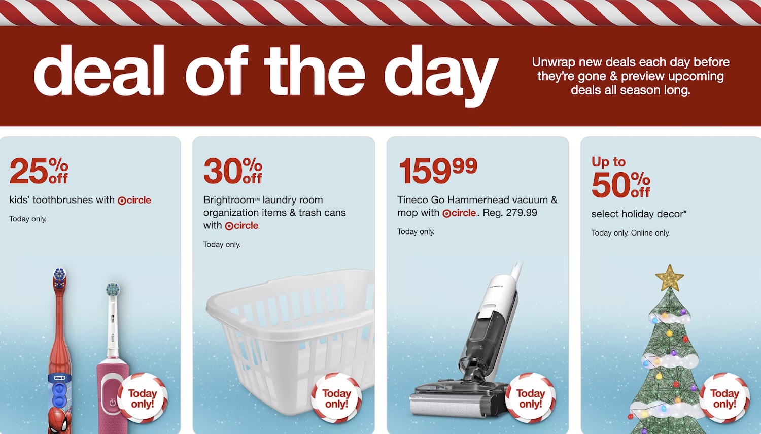 A advertisement for a store