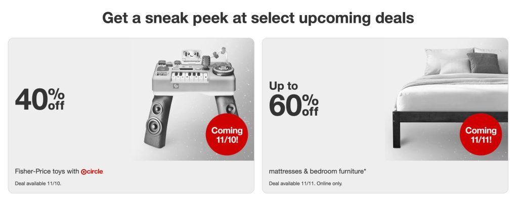 A advertisement for a furniture store