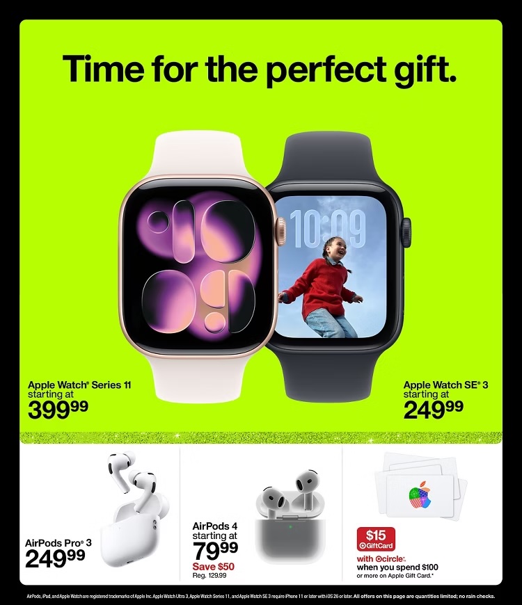A advertisement for a smart watch