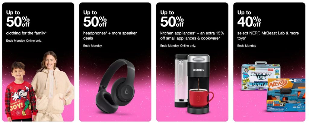 Target Cyber Monday sale deals