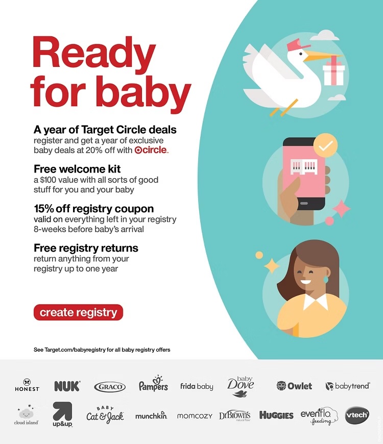 A advertisement for a baby store