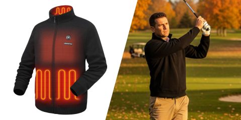 A man holding a golf club