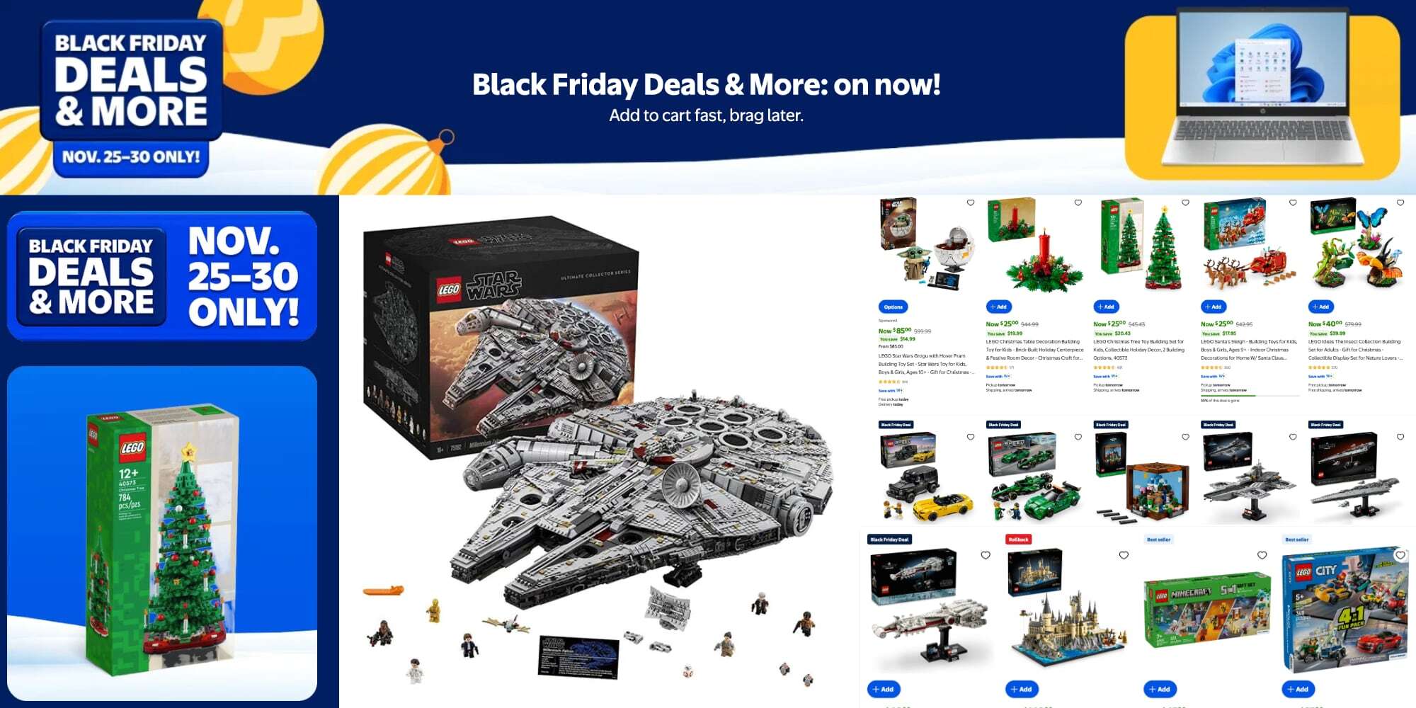 Walmart's official main Black Friday LEGO sale takes up to 50% off