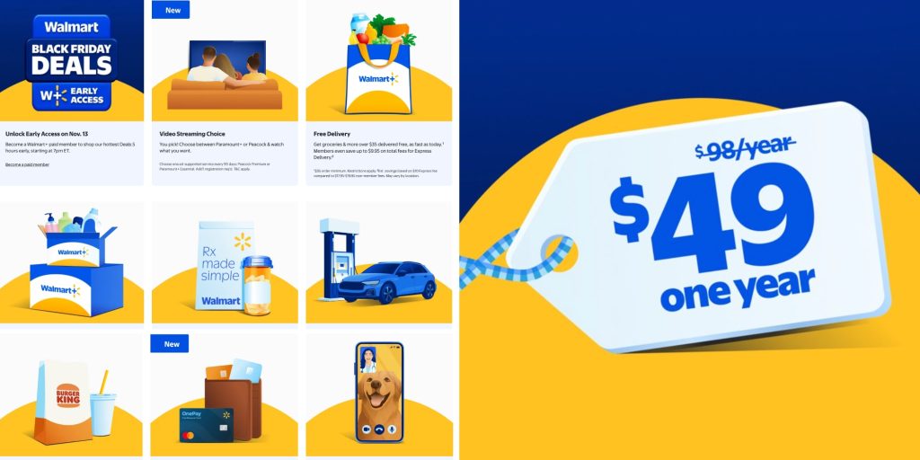 Walmart+ Black friday 2025 deal-50-off