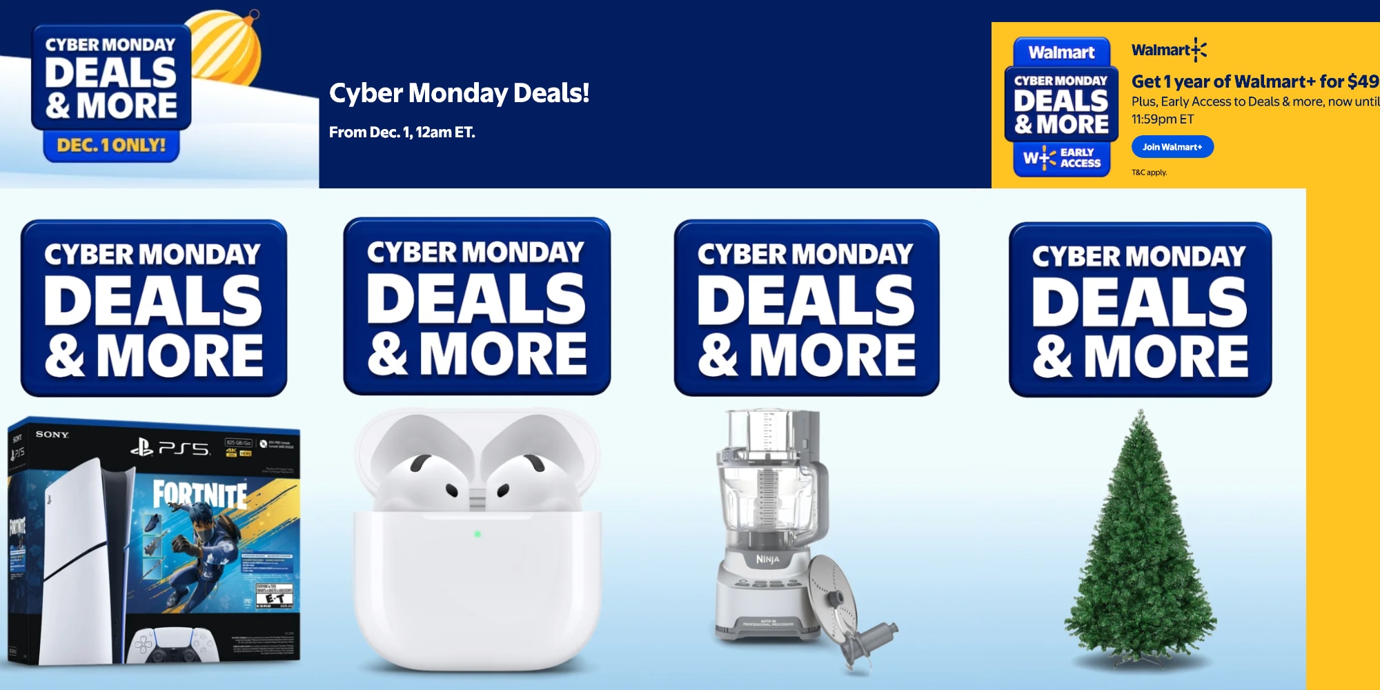 Walmart’s official Cyber Monday now live for everyone: AirPods, LEGO, home goods, toy gifts, more