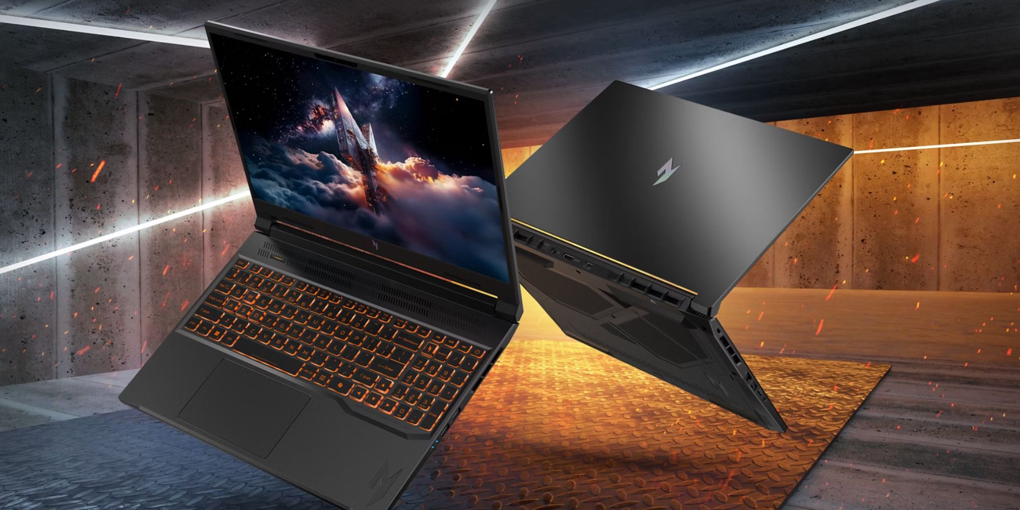 Image showing renders of Acer's Nitro V gaming laptop.