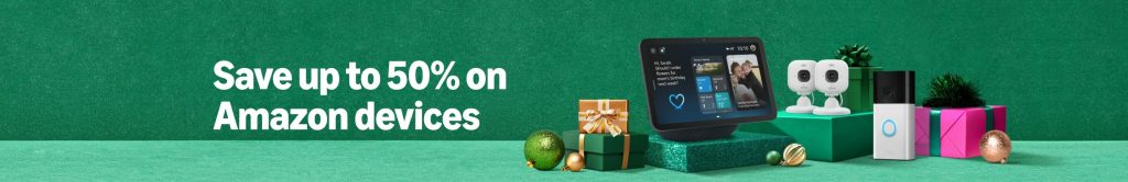 A cell phone and christmas decorations