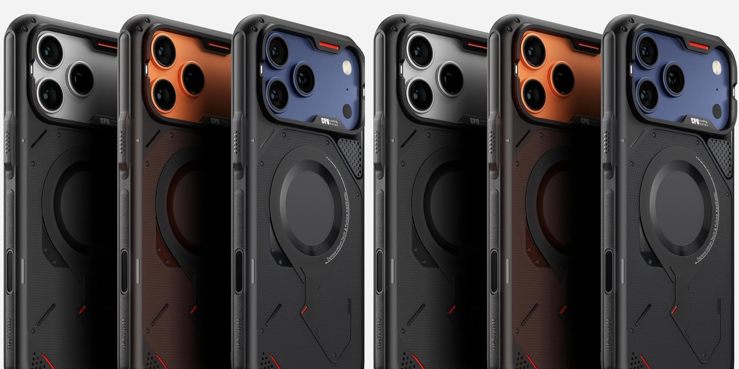 A group of cell phones