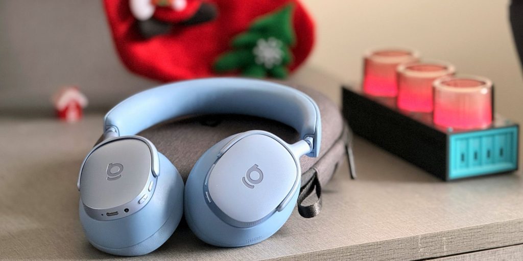 Image showing Baseus' Inspire XH1 headphones in blue.