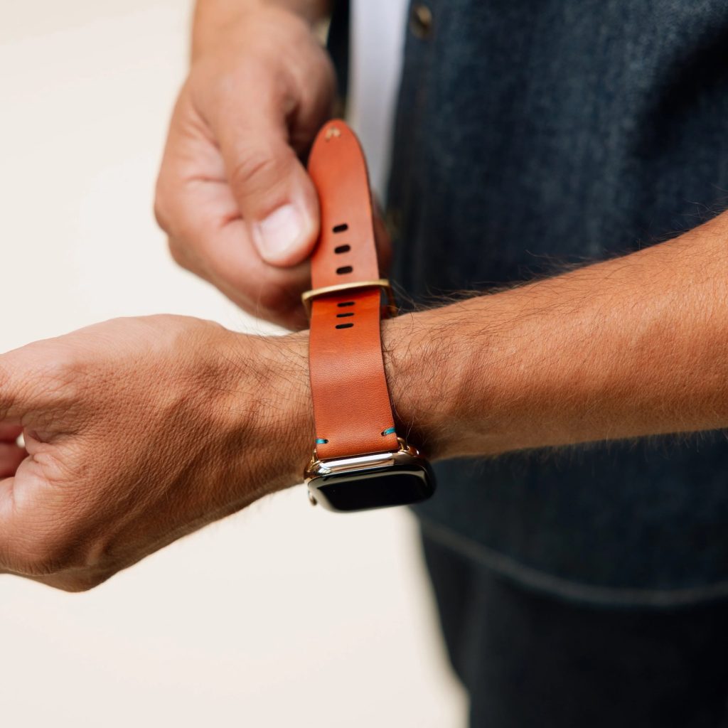 A person wearing a watch