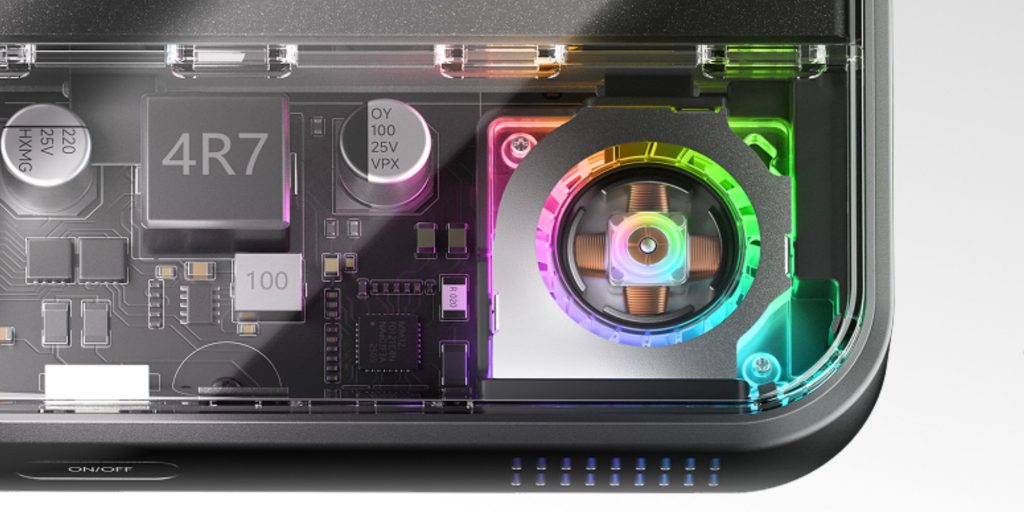 Image showing a render of ICEMAG 3's RGB fan.