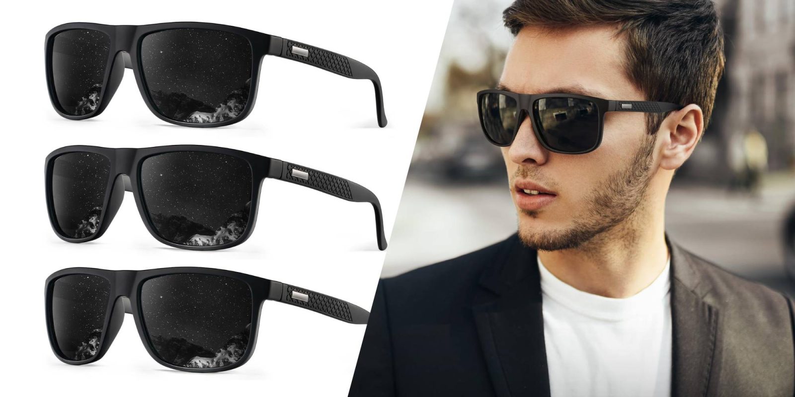 A man wearing sunglasses