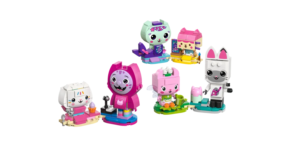 A group of colorful toys