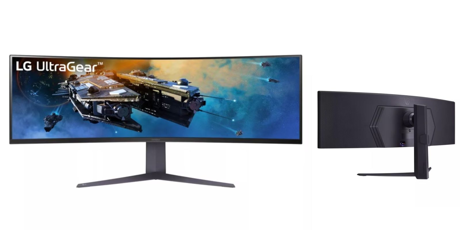 Image showing renders of LG's UltraGear gaming monitor.