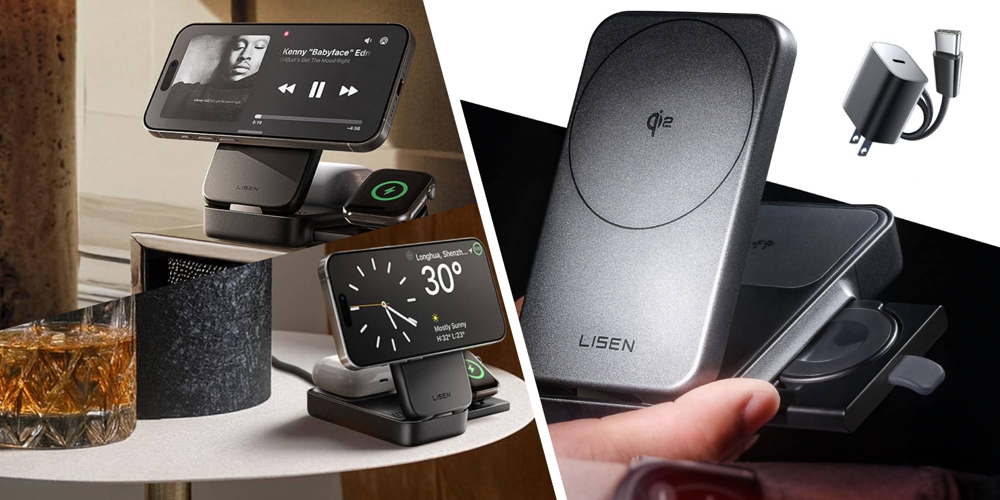 A collage of electronic devices