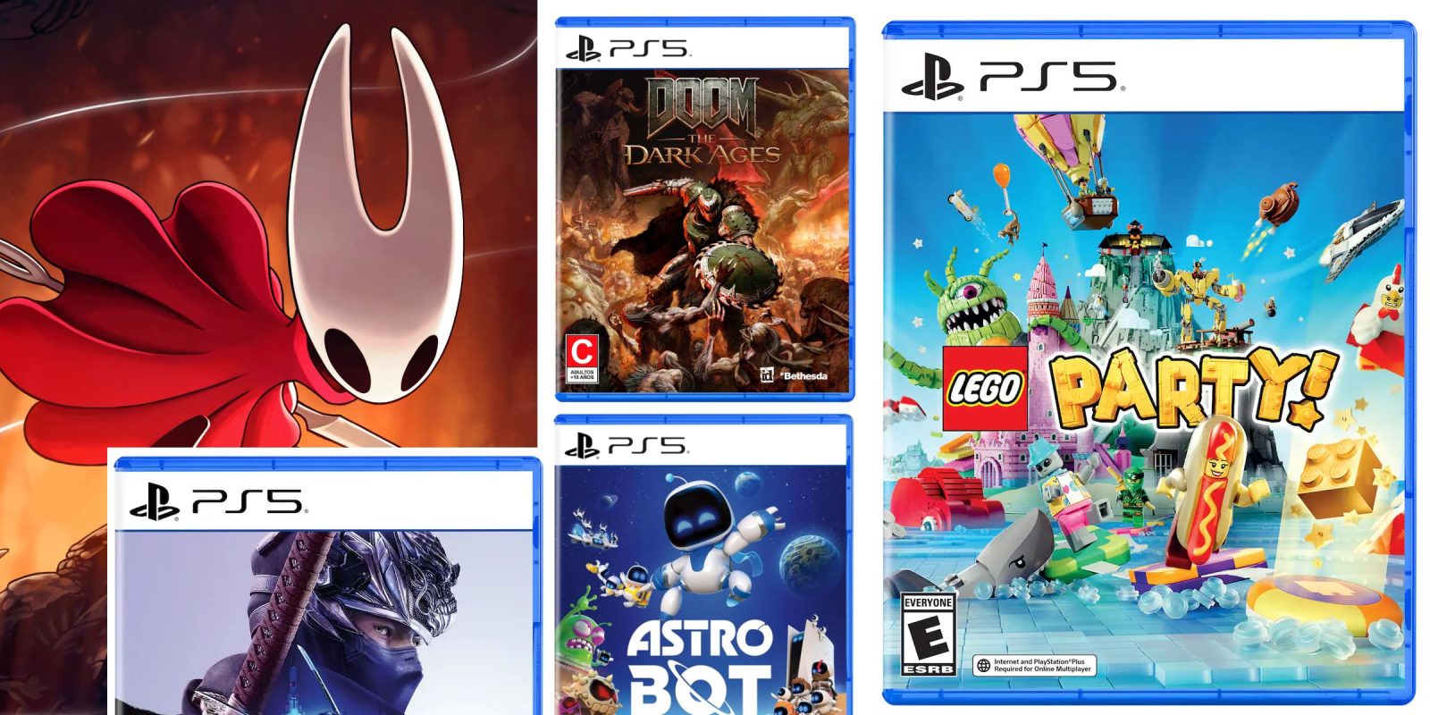 A group of video game cases